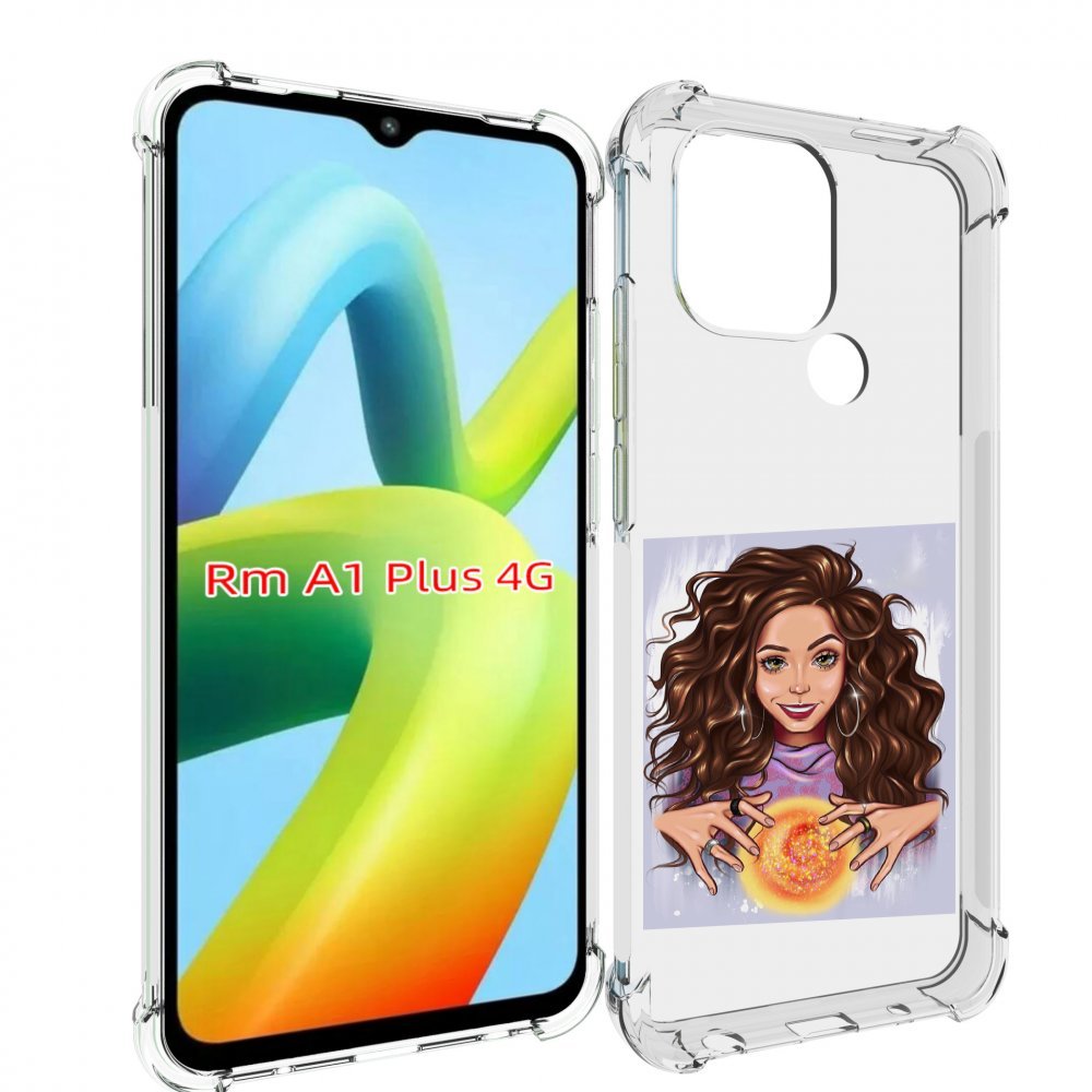 

Чехол MyPads девушка-волшебница для Xiaomi Redmi A1 Plus +, Прозрачный, Tocco