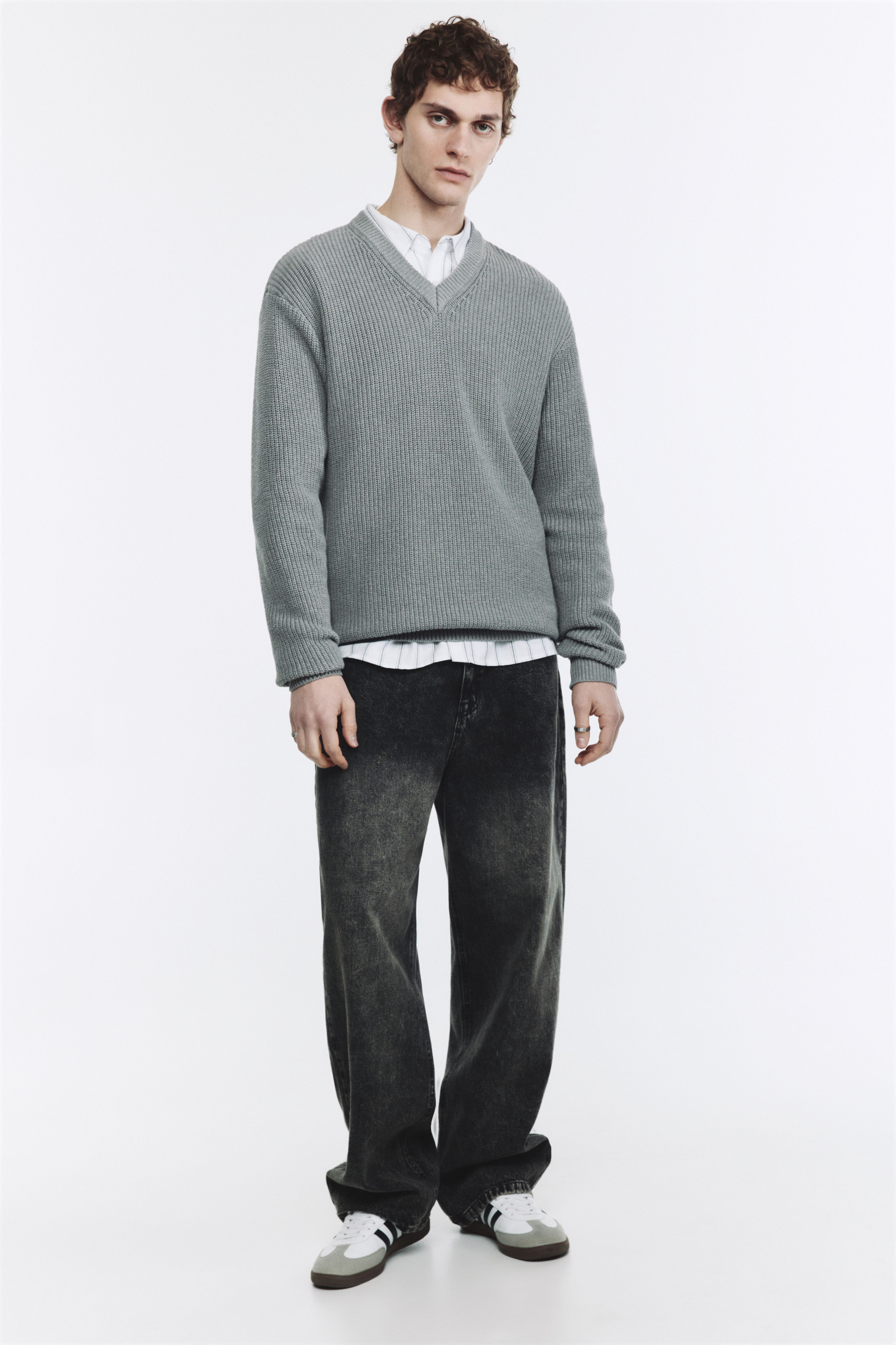 Пуловер мужской Befree 2349019811-30 серый S