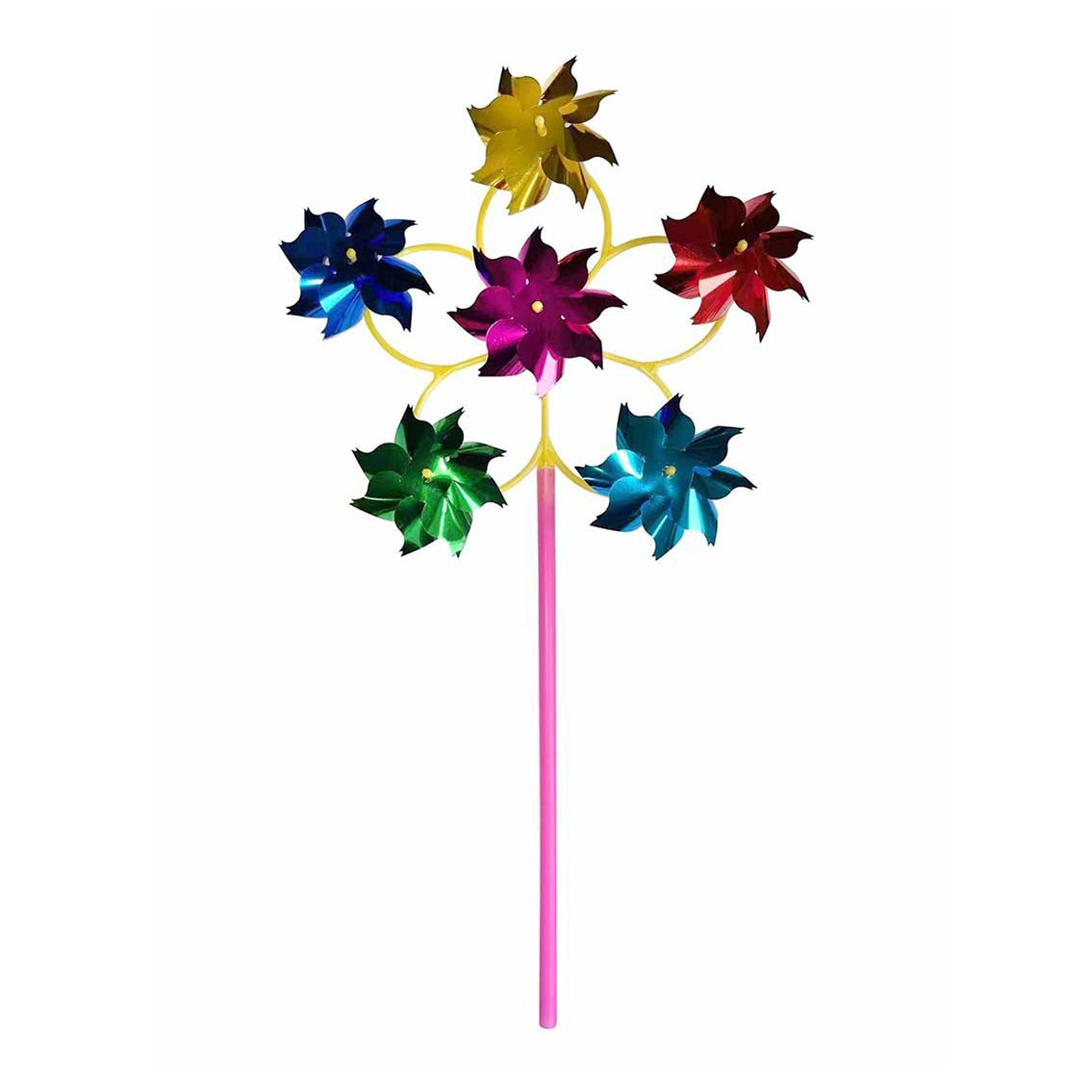 Ветрячок Наша Игрушка Цветик 6 в 1 29 см в ассортименте (дизайн и цвет по наличию)