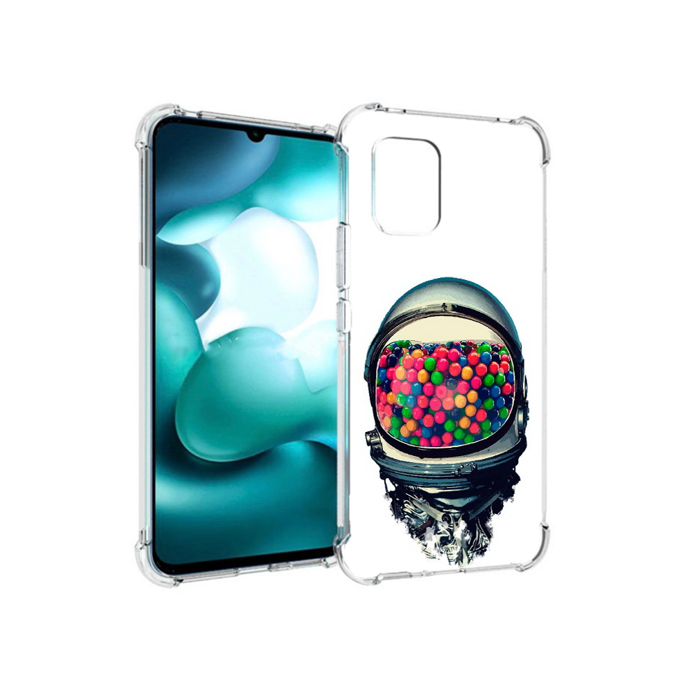

Чехол MyPads Tocco для Xiaomi Mi 10 Lite шлем космонавта (PT150213.294.700), Прозрачный, Tocco