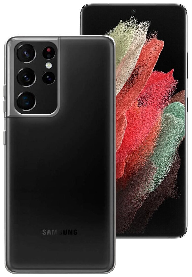 

Чехол силиконовый для Samsung Galaxy S21 Ultra/S30 Ultra, X-case, прозрачный