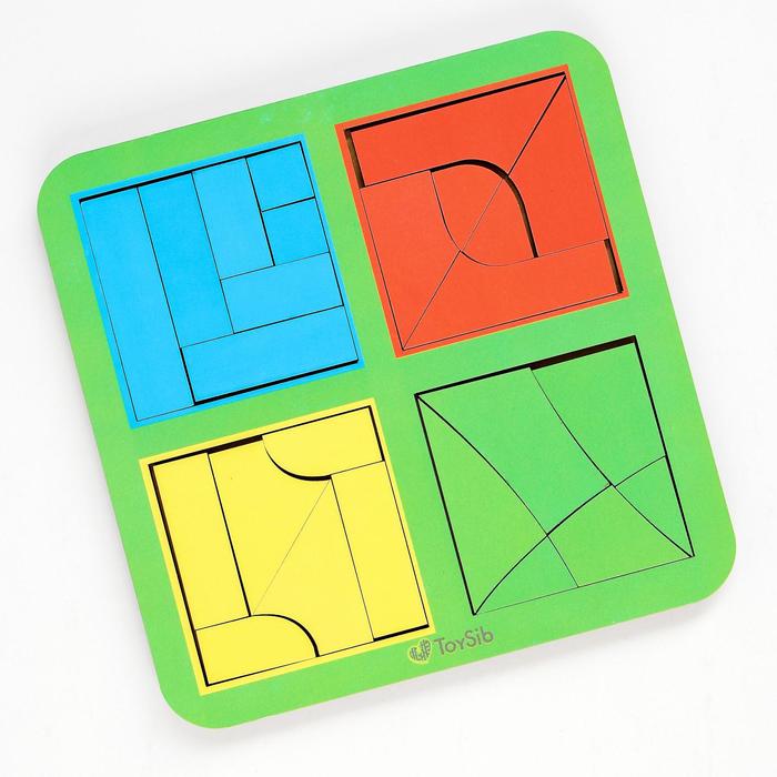 Квадраты Никитина 3 уровня, 4 квадрата (бизиборды) квадраты никитина 3 уровня 6 квадратов бизиборды