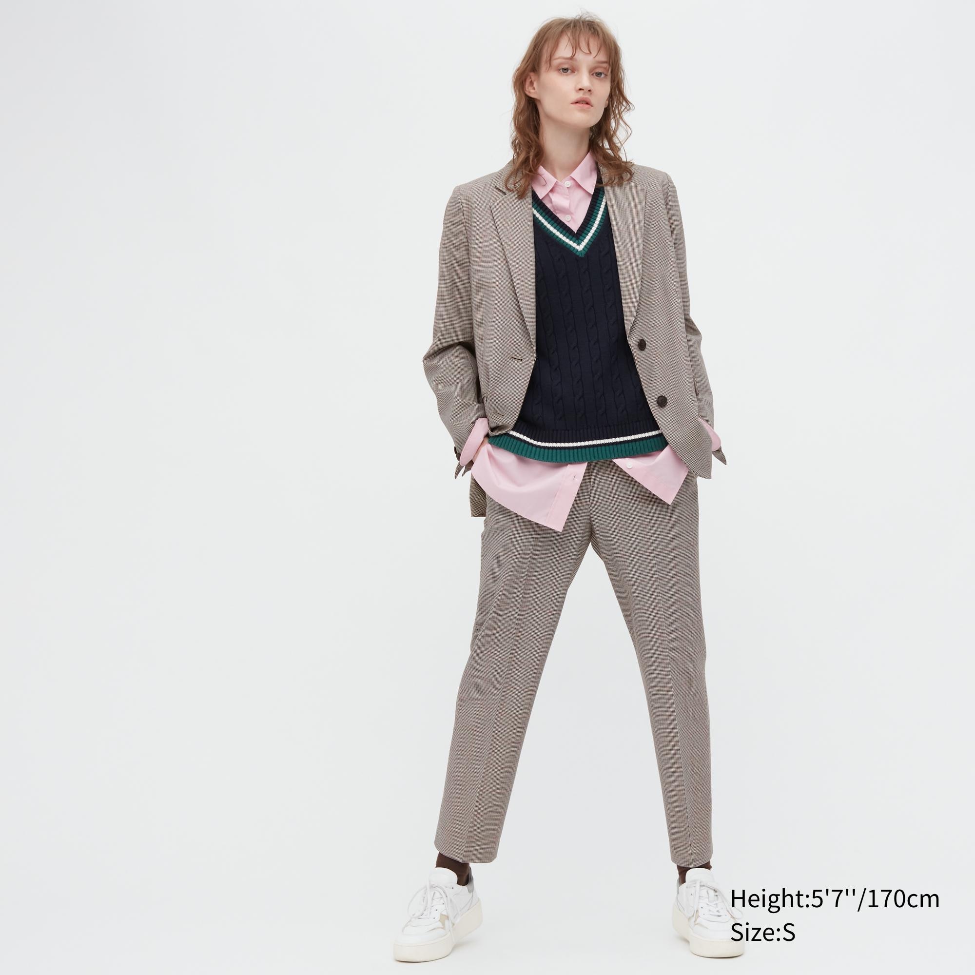 

Брюки женские UNIQLO 453379COL32 бежевые XS (доставка из-за рубежа), 453379COL32