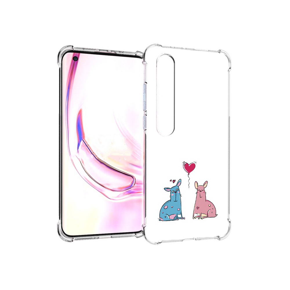 

Чехол MyPads Tocco для Xiaomi Mi 10 Pro Лама любовь (PT144585.295.102), Прозрачный, Tocco