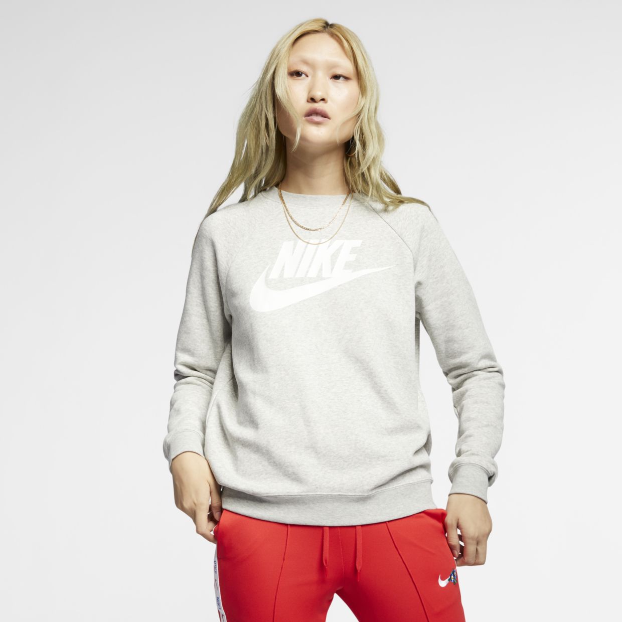 Свитшот женский Nike CI1177-050 серый L