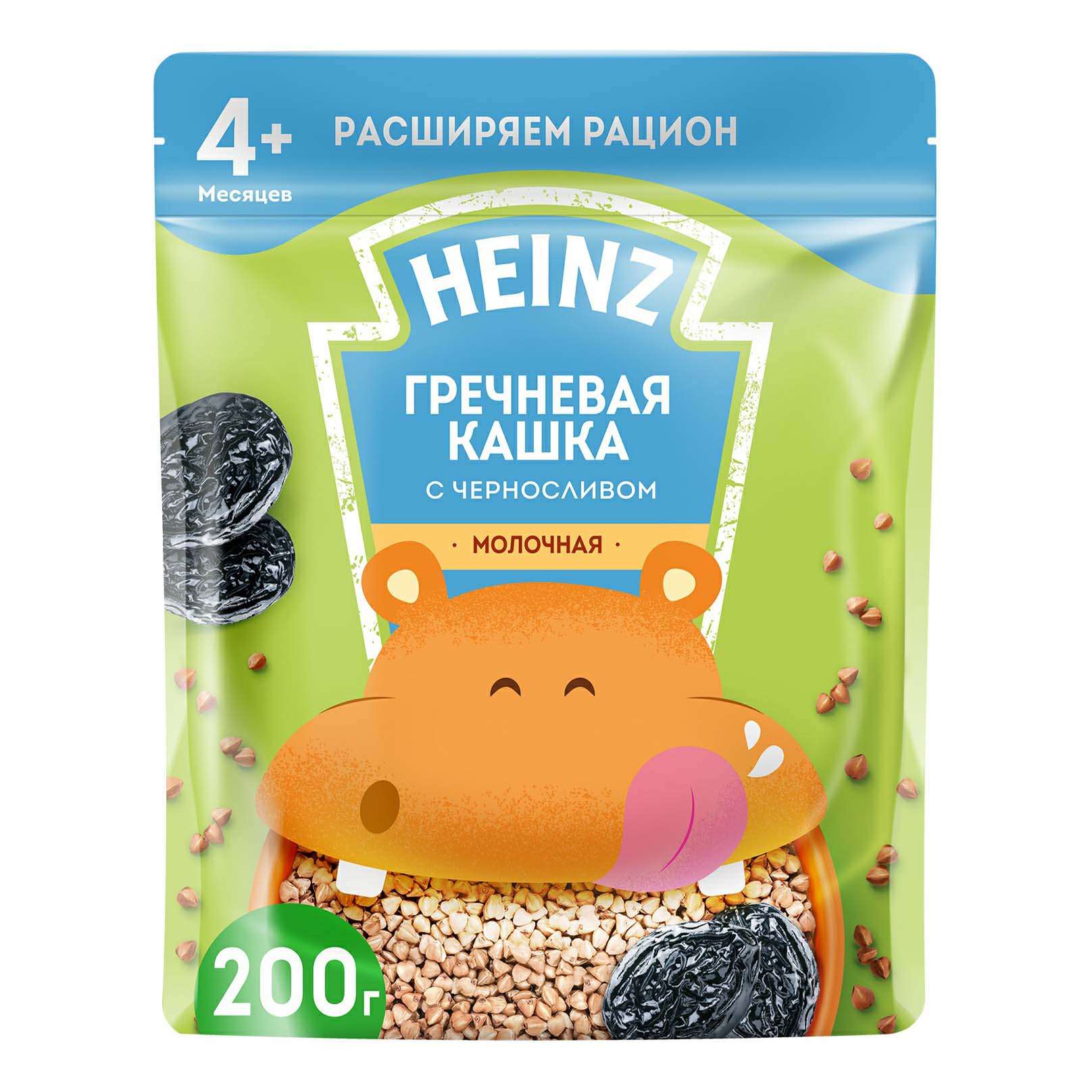 

Каша Heinz гречневая молочная с черносливом и Омега-3 с 4 месяцев 200 г