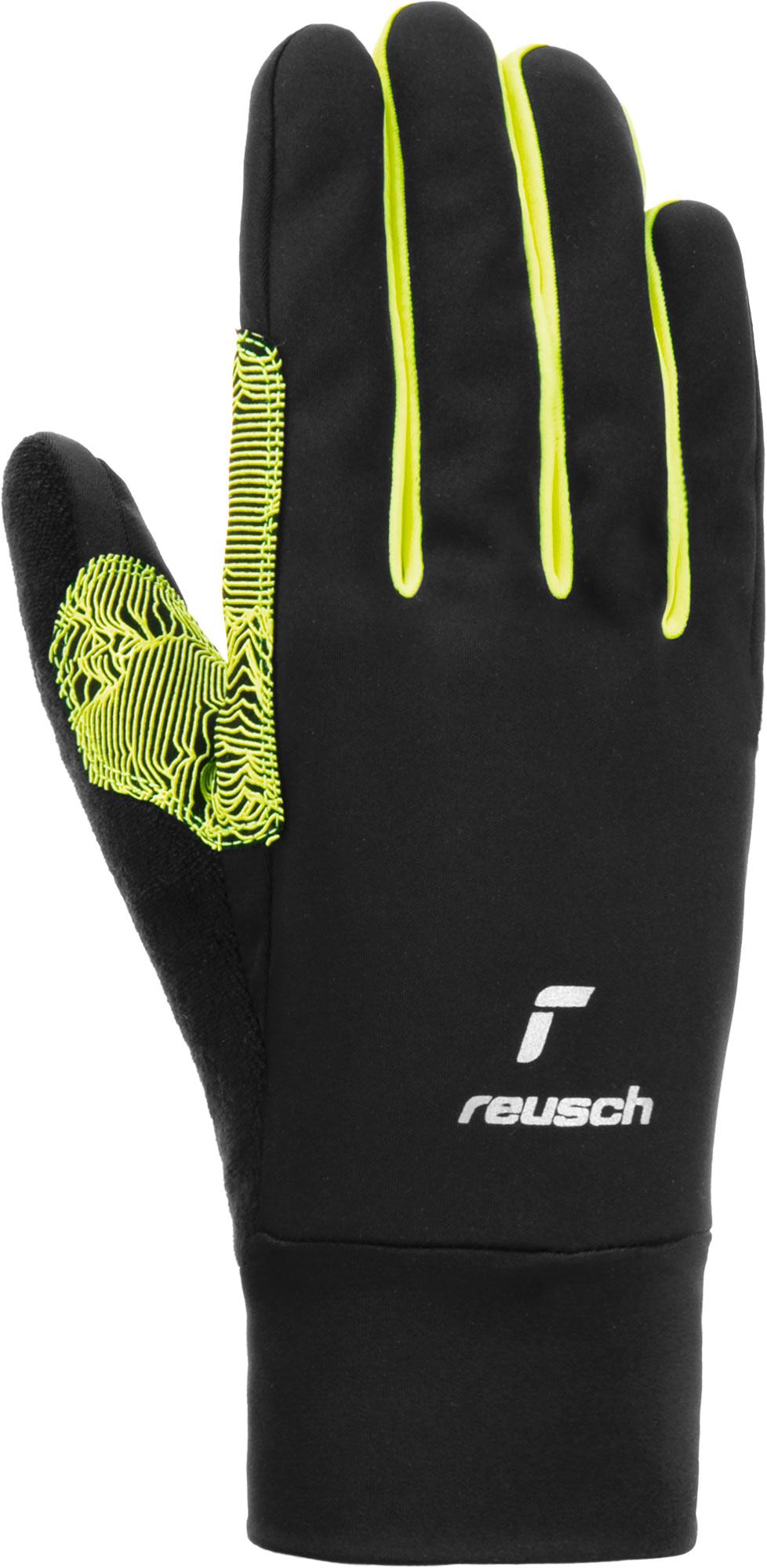 фото Перчатки горнолыжные reusch arien stormbloxx touch-tec black/safety yellow дюйм:9,5