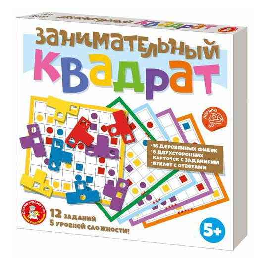 

Настольная игра Десятое Королевство Занимательный квадрат
