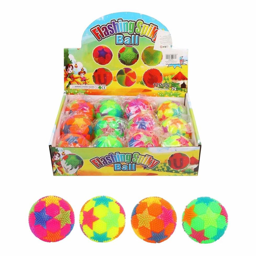 фото Игрушка-антистресс наша игрушка шарик со световым эффектом 7,5 см в асс-е(цвет по наличию)