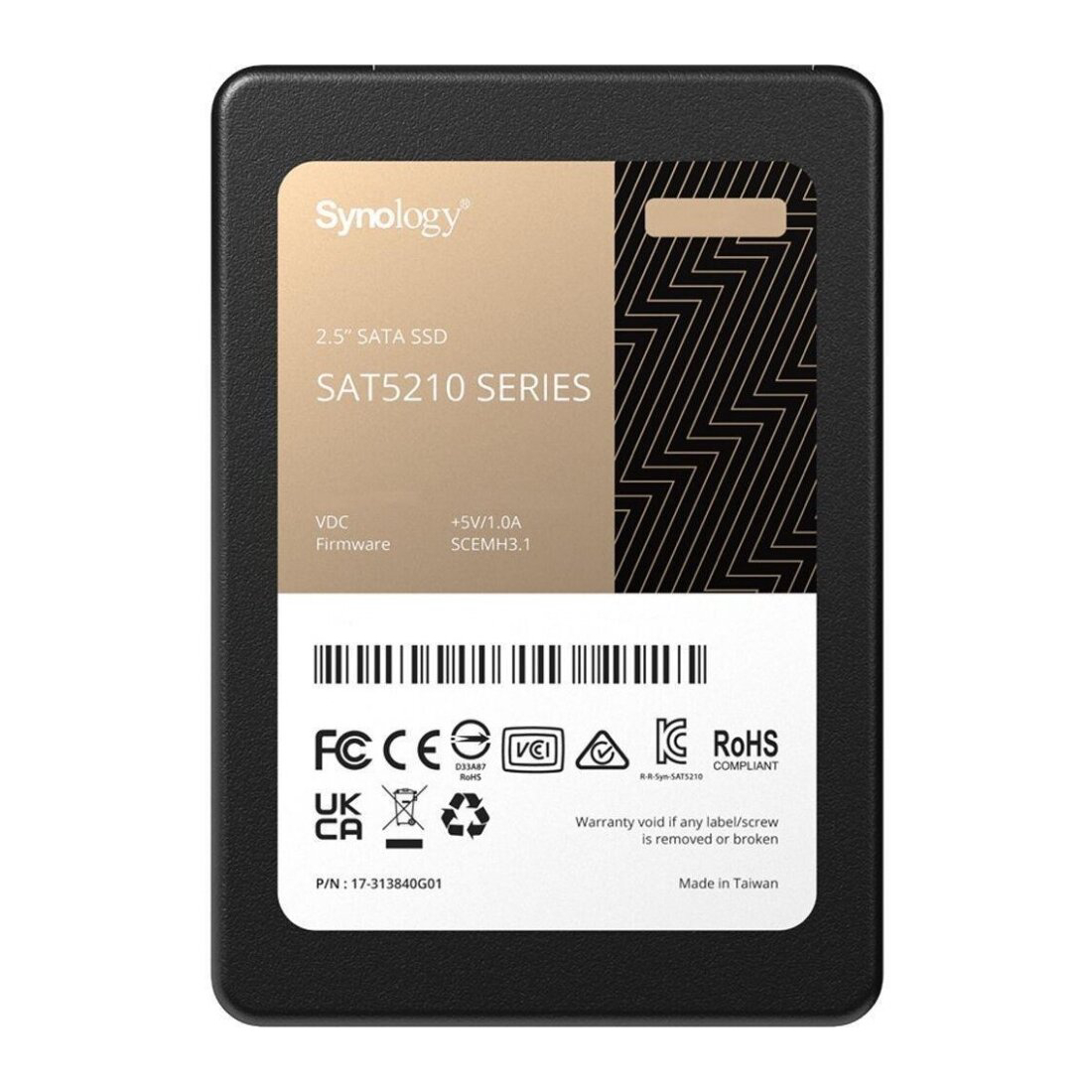 

Накопитель SSD Synology SAT5210 1,92 ТБ, Sata 2,5, внутренний, SAT5210