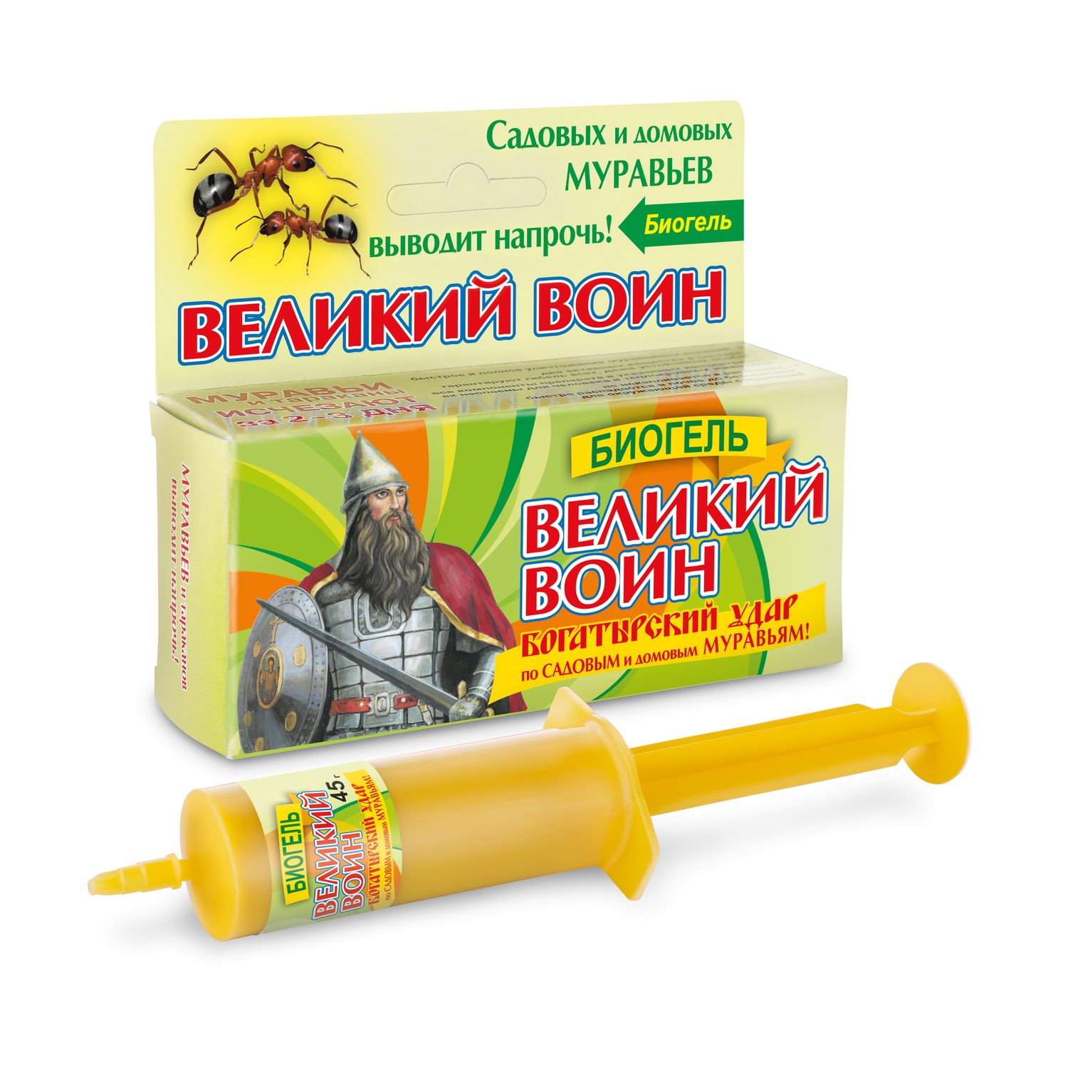 

Великий Воин БИО Гель (45гр./шприц-доз.)