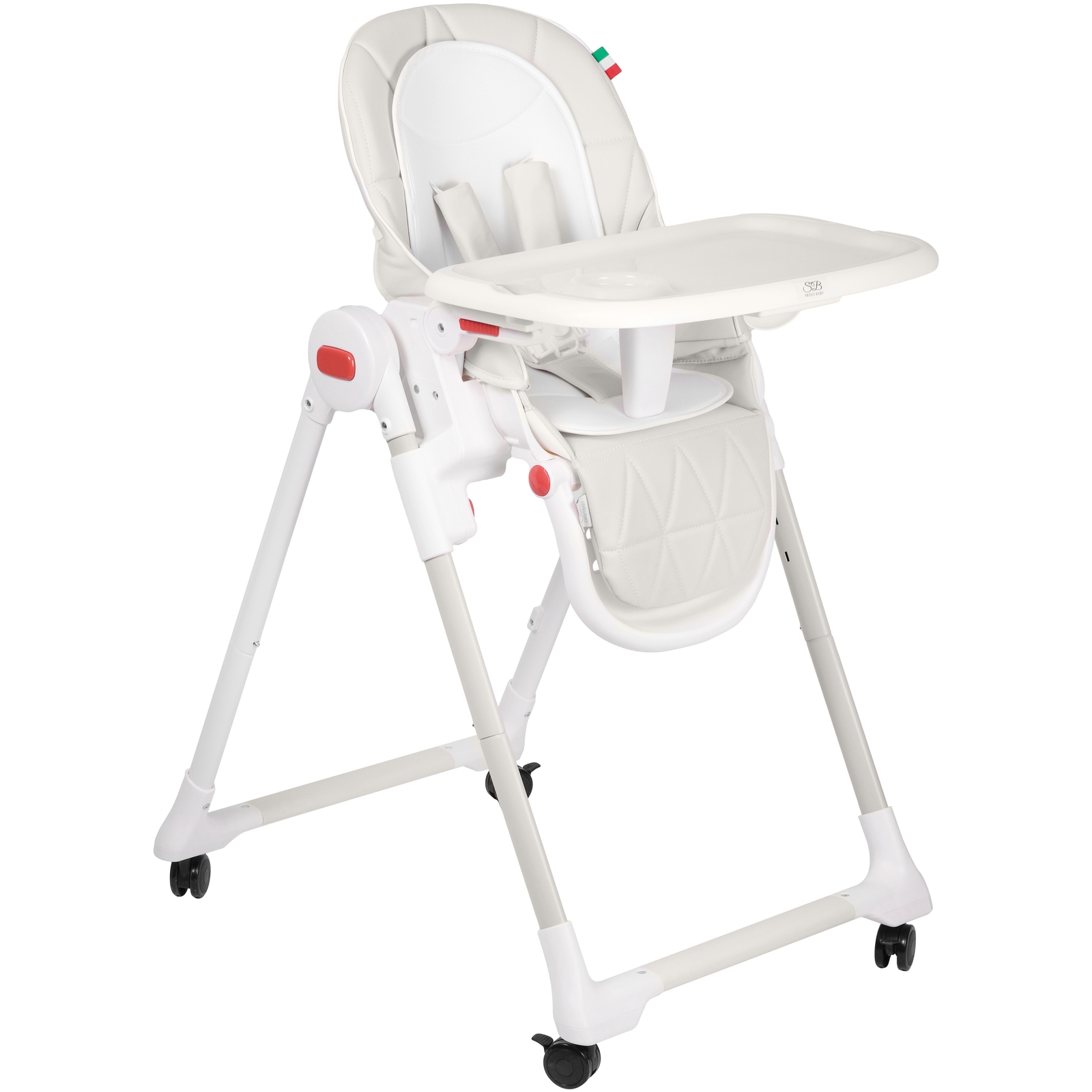 фото Стульчик для кормления sweet baby modern cream