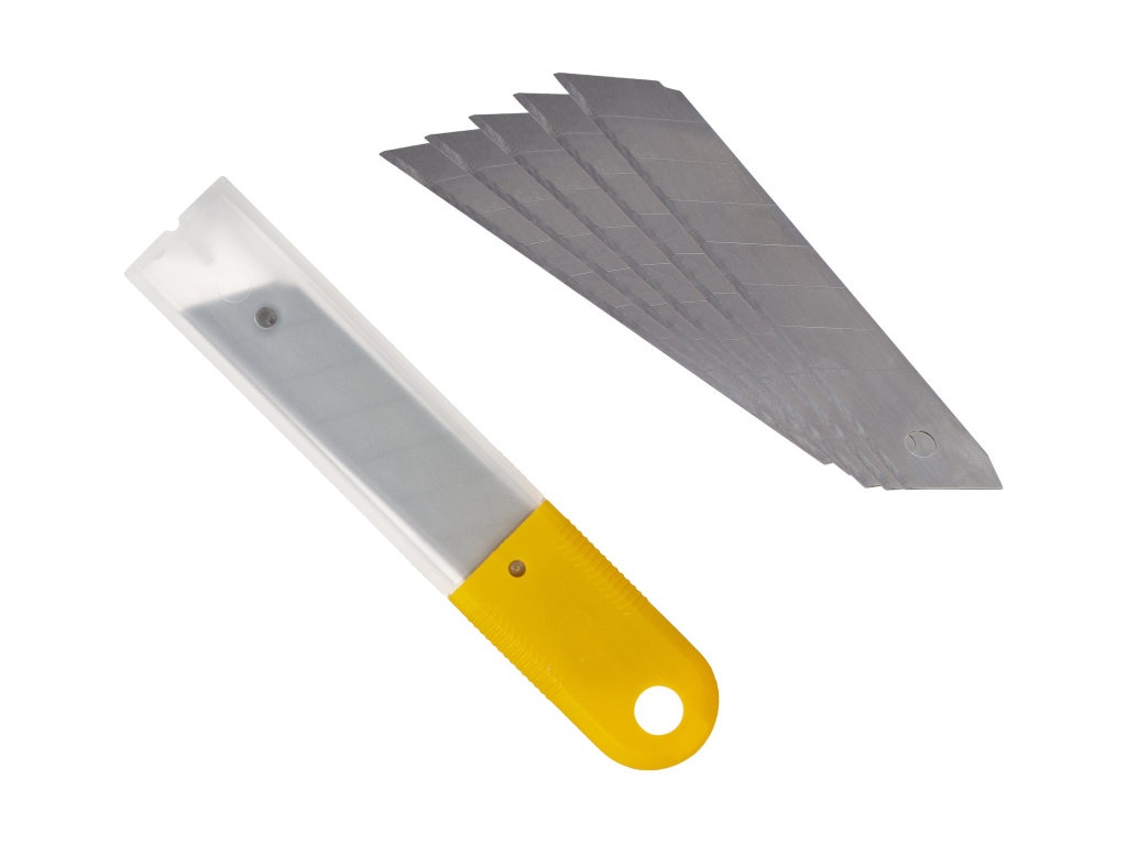 Лезвие для ножей Attache Selection SX18S-10 18mm 10шт 1432274 лезвие для ножей запасное attache selection 19мм трапециевидное 10шт уп 3шт