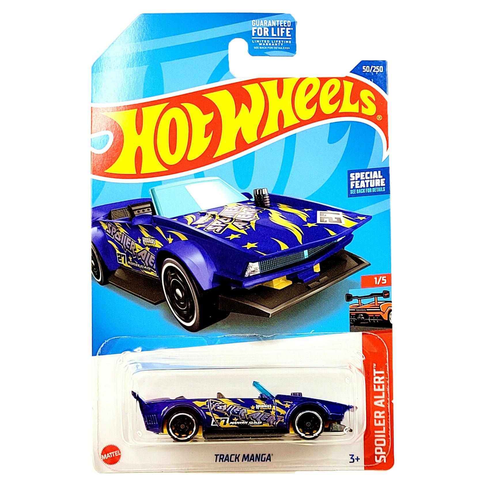 

Машинка Hot Wheels Track Manga Фиолетовый C4982/HCV13