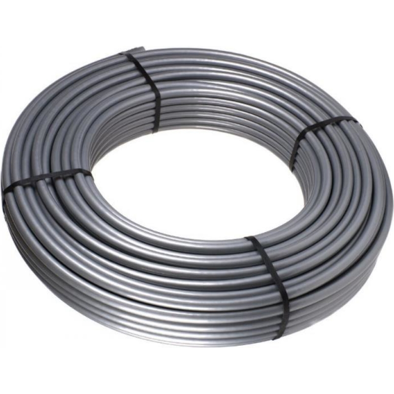 фото Труба stout pe-xc/al/pe-xc 16x2,6 серая отрезок \ 075м \