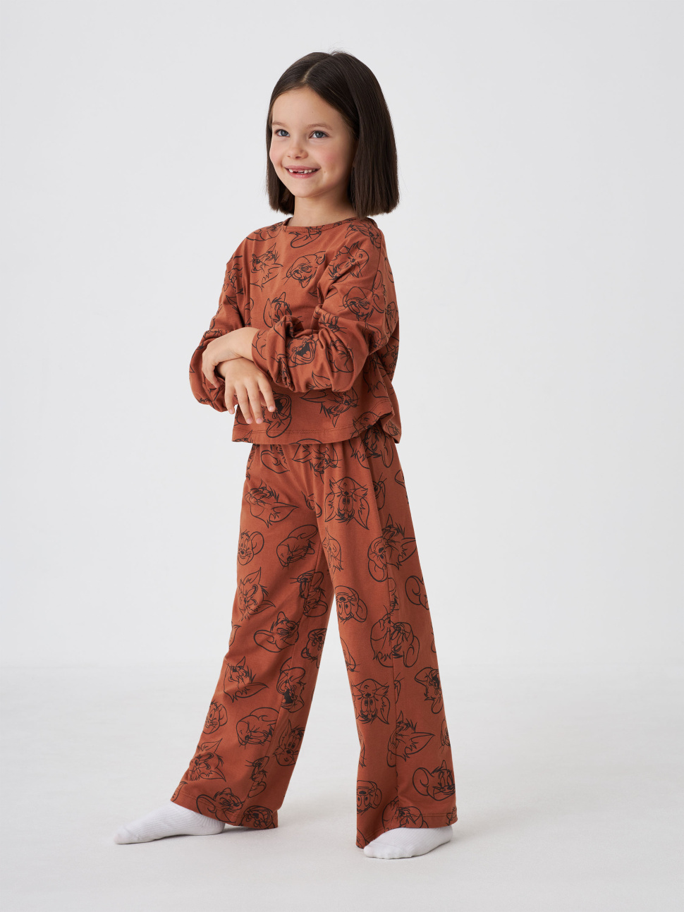 

Пижама Sela 2810080306 цв.терракот/кирпичный 146-152/ 11-12 YEARS, 2810080306