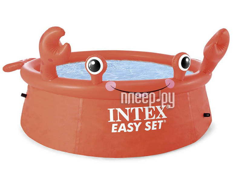 фото Детский бассейн intex easy set 183х51cm веселый краб 26100