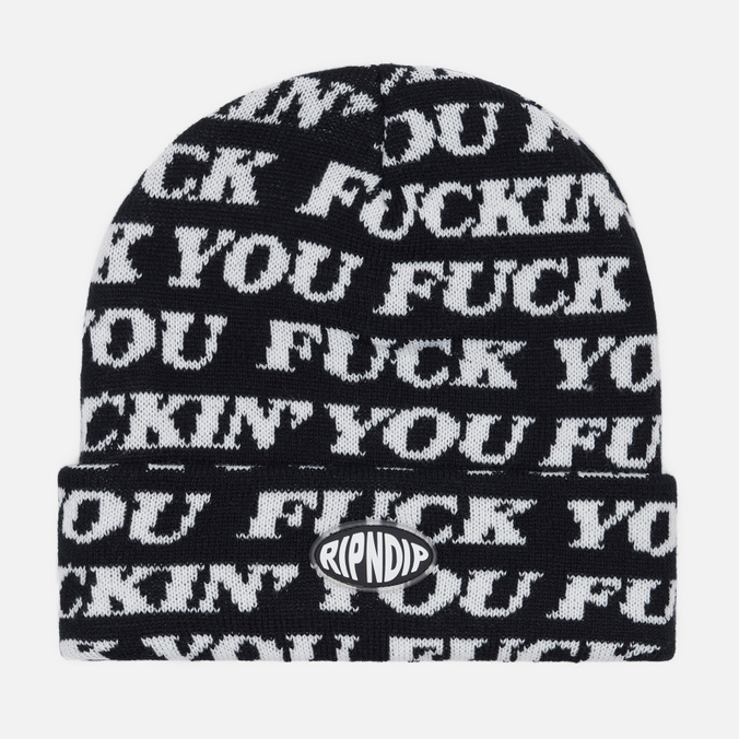 

Шапка Ripndip Fuckin Fuck чёрный, Размер, Белый;черный, Fuckin Fuck