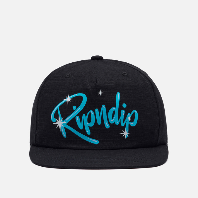 Кепка Ripndip Sprinkles 6 Panel чёрный, Размер ONE SIZE