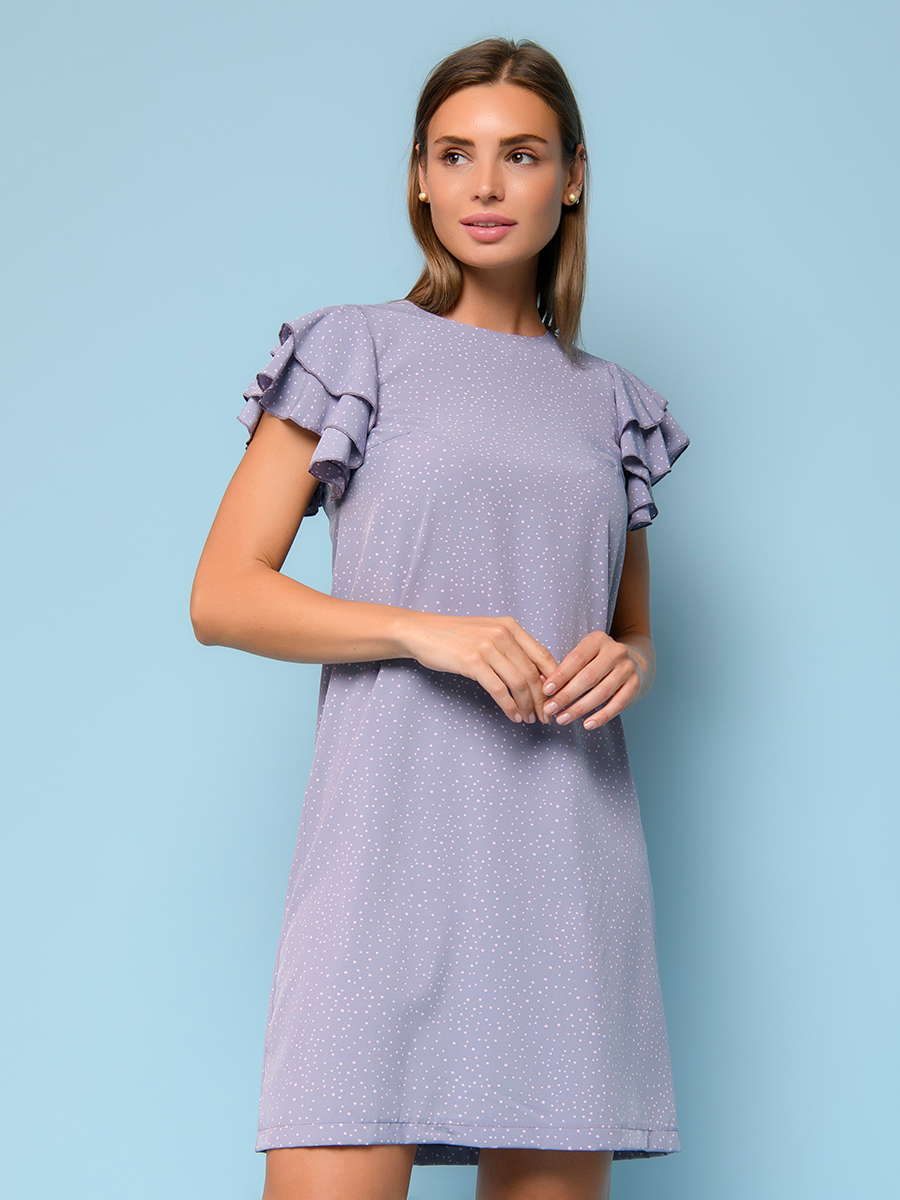 фото Платье женское 1001dress 0112001-01114be серое 46