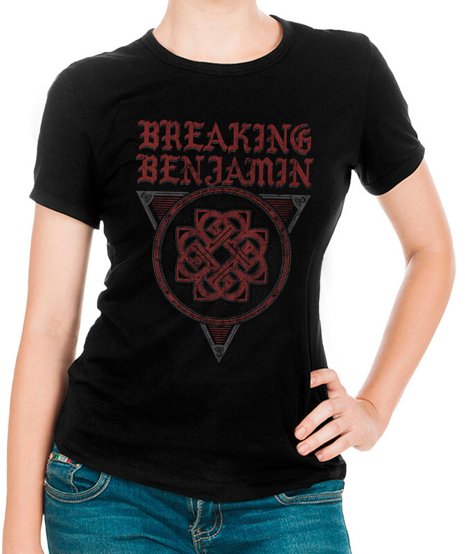 

Футболка женская Design Heroes Breaking Benjamin черная M, Breaking Benjamin