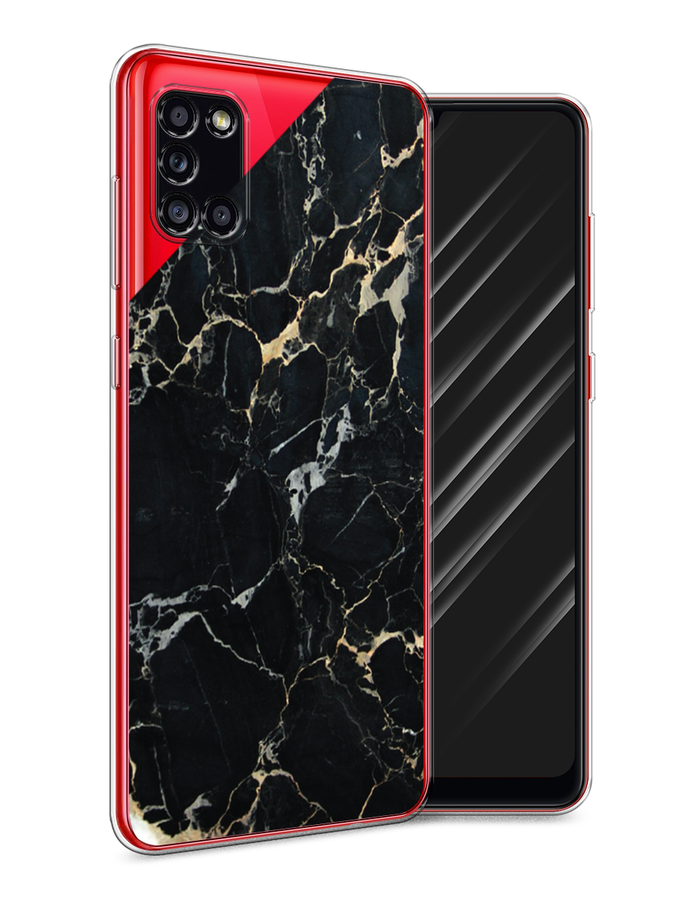 

Чехол Awog на Samsung Galaxy A31 / Самсунг A31 "Черный мрамор уголок", Разноцветный, 2100350-3