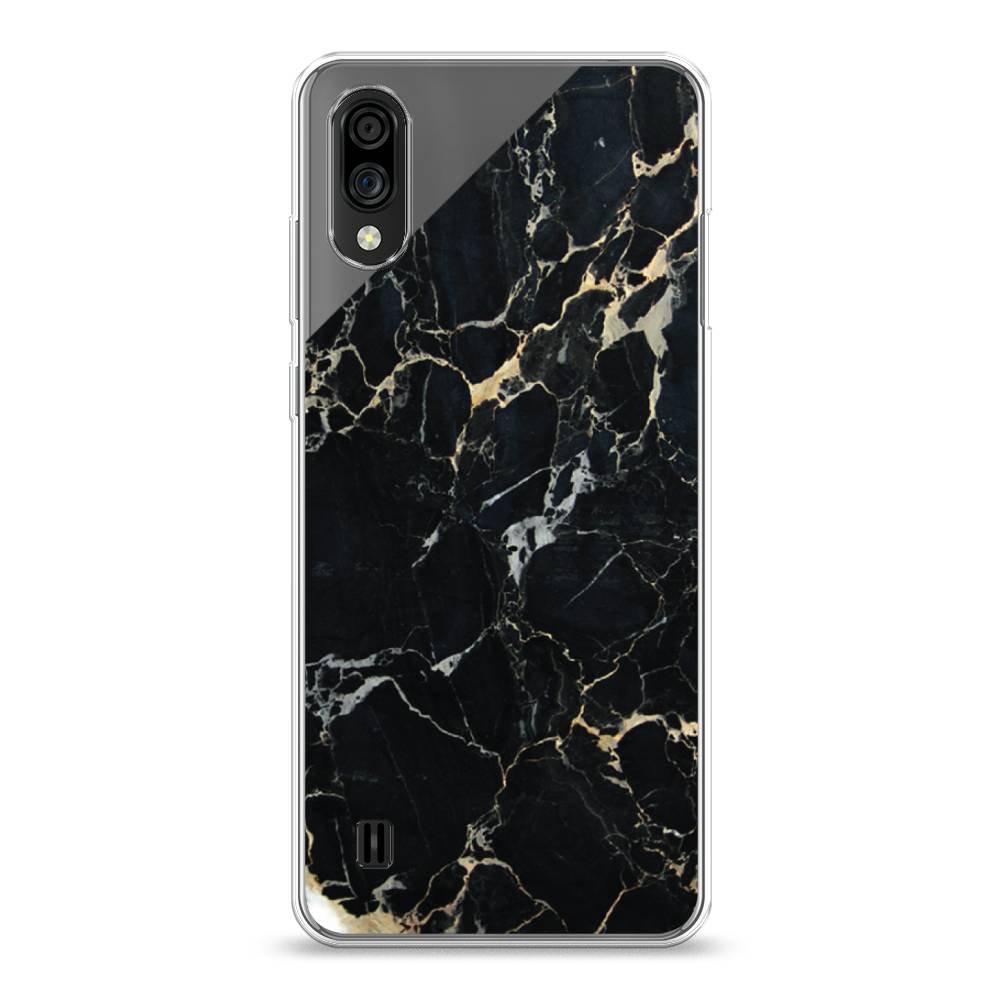 фото Чехол awog "черный мрамор уголок" для zte blade a51 lite