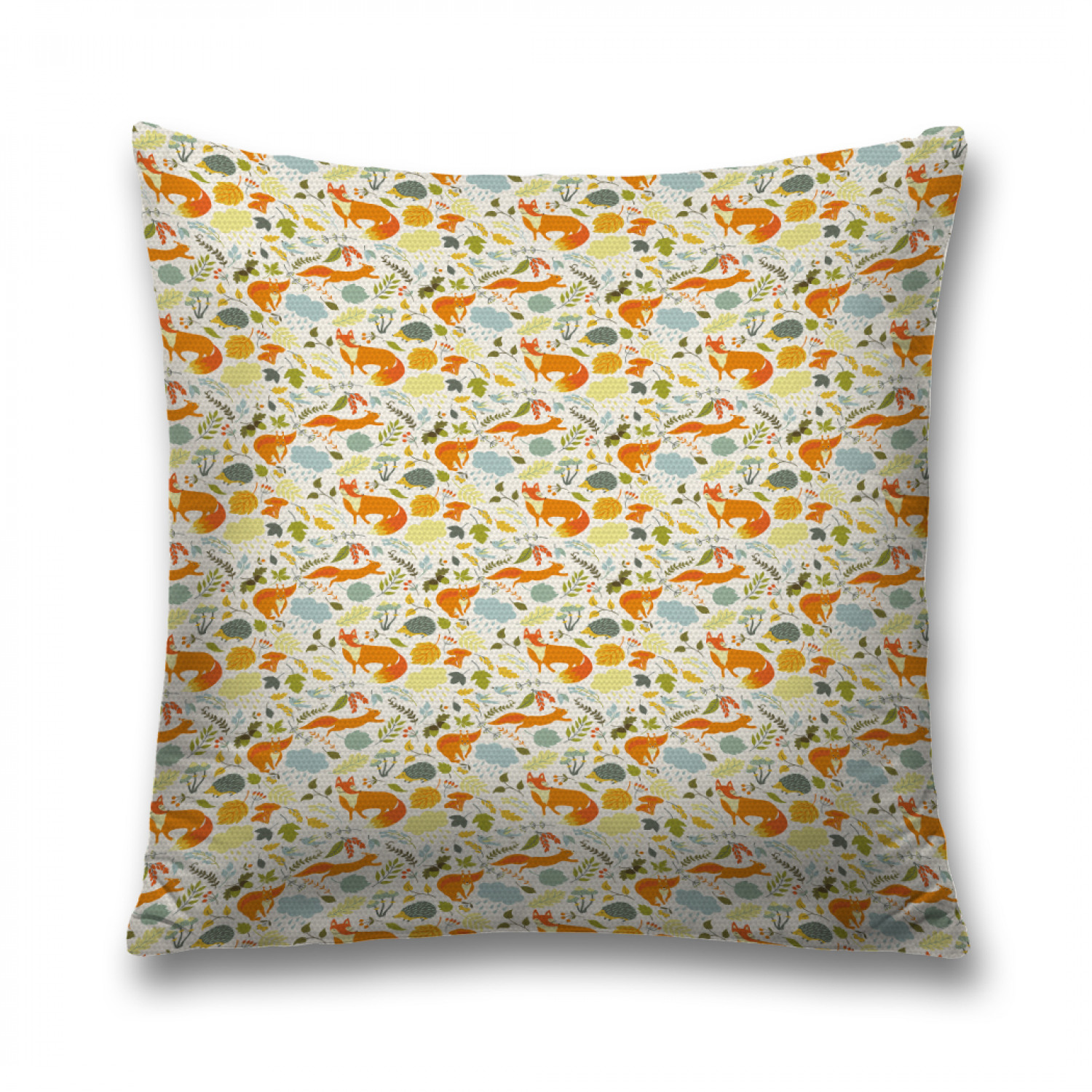 

Наволочка декоративная JoyArty "Ботаника и животные" на молнии, 45x45 см, Желтый, Ботаника и животные