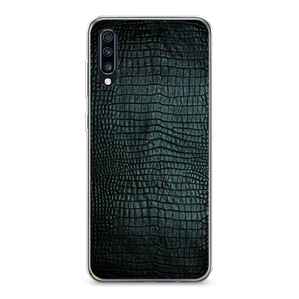 фото Силиконовый чехол "черная змея" на samsung galaxy a70 awog