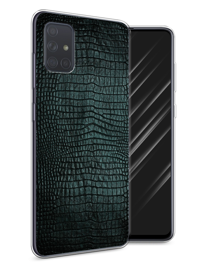 

Чехол Awog на Samsung Galaxy A71 4G "Черная змея", Разноцветный, 29050-3