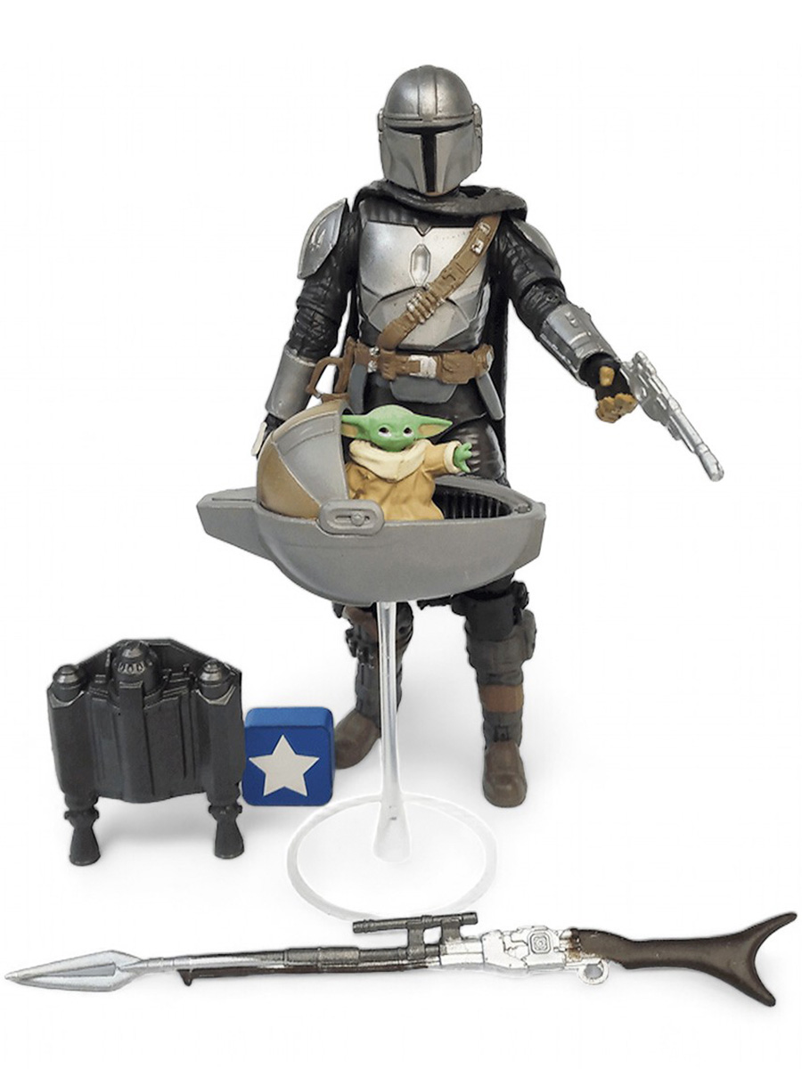 

Фигурка StarFriend Звездные войны Мандалорец с малышом Йодой Star Wars подвижная 16 см, Звездные войны Мандалорец с малышом Йодой Star Wars