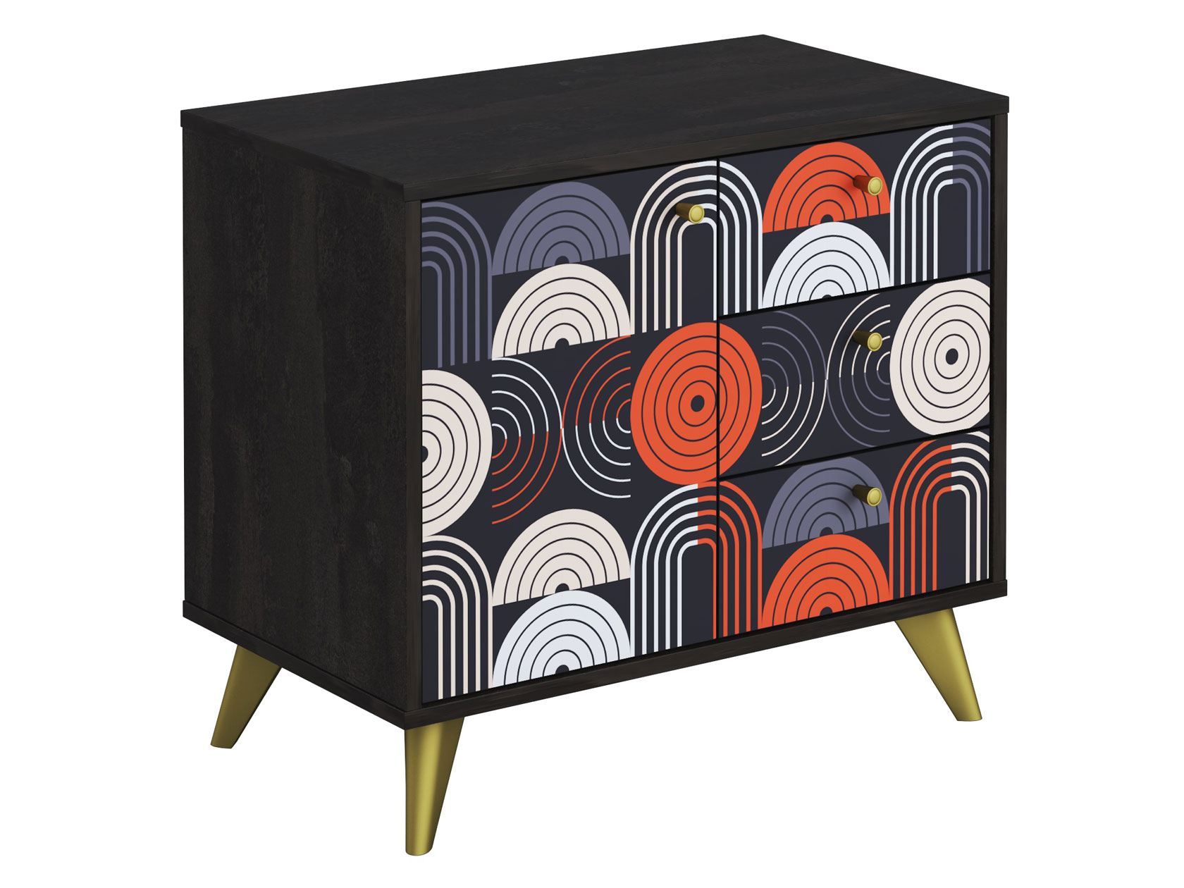 

Комод СТИЛЬ МК Фьюжн Камень угольный / Фотопечать Vinil