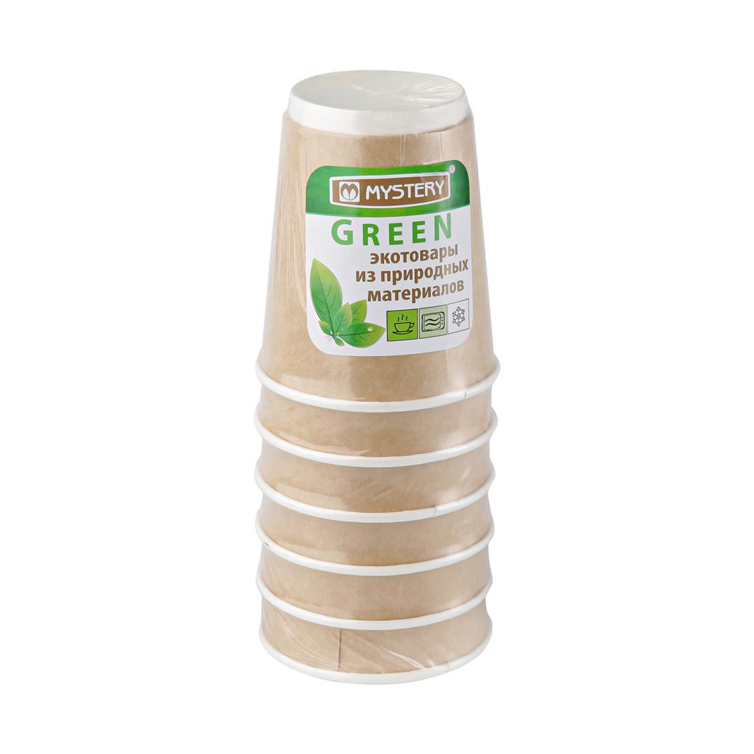 

Стаканы одноразовые Green Mystery 250 мл 6 шт