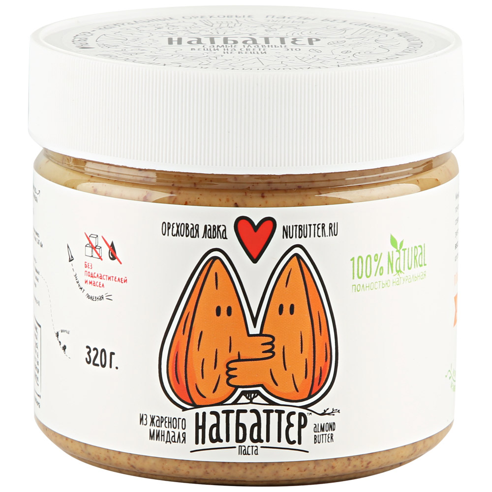 фото Миндальная паста nutbutter, 300 гр.