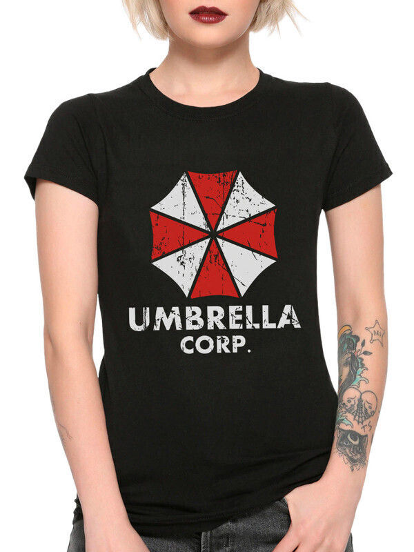 

Футболка женская Dream Shirts Umbrella Corporation Женская 10008751 черная S, Umbrella Corporation Женская 10008751