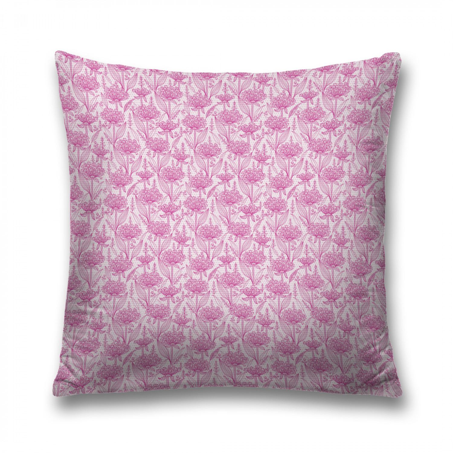 

Наволочка декоративная JoyArty "Цветение зонтичных" на молнии, 45x45 см, Цветение зонтичных