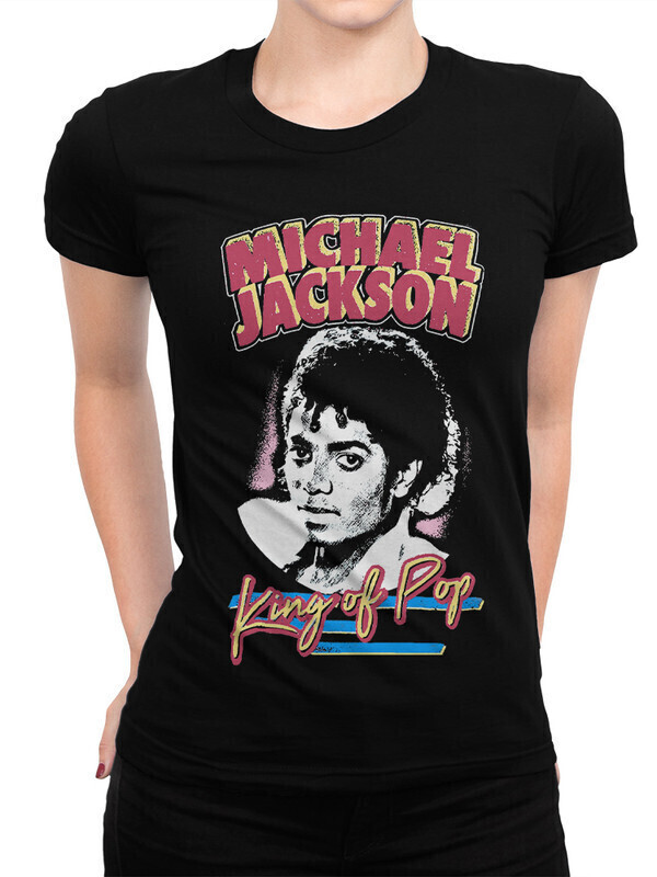 

Футболка женская Dream Shirts Майкл Джексон Женская 10008771 черная L, Майкл Джексон Женская 10008771