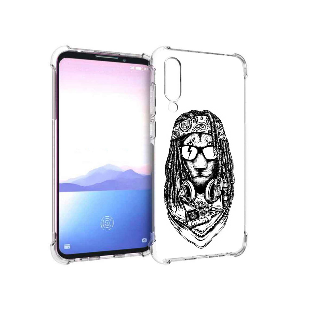 

Чехол MyPads Tocco для Meizu 16XS дреды льва (PT136345.89.338), Прозрачный, Tocco
