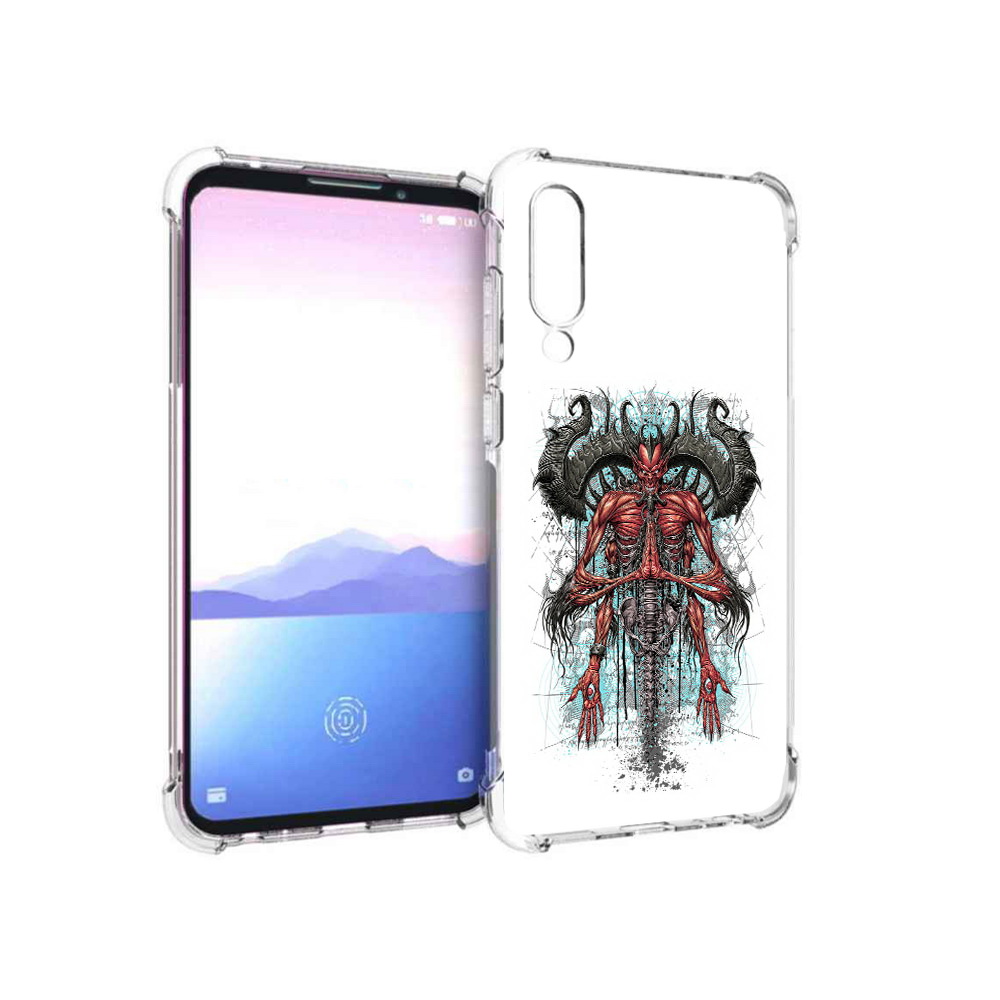 

Чехол MyPads Tocco для Meizu 16XS дьявол (PT136345.89.340), Прозрачный, Tocco