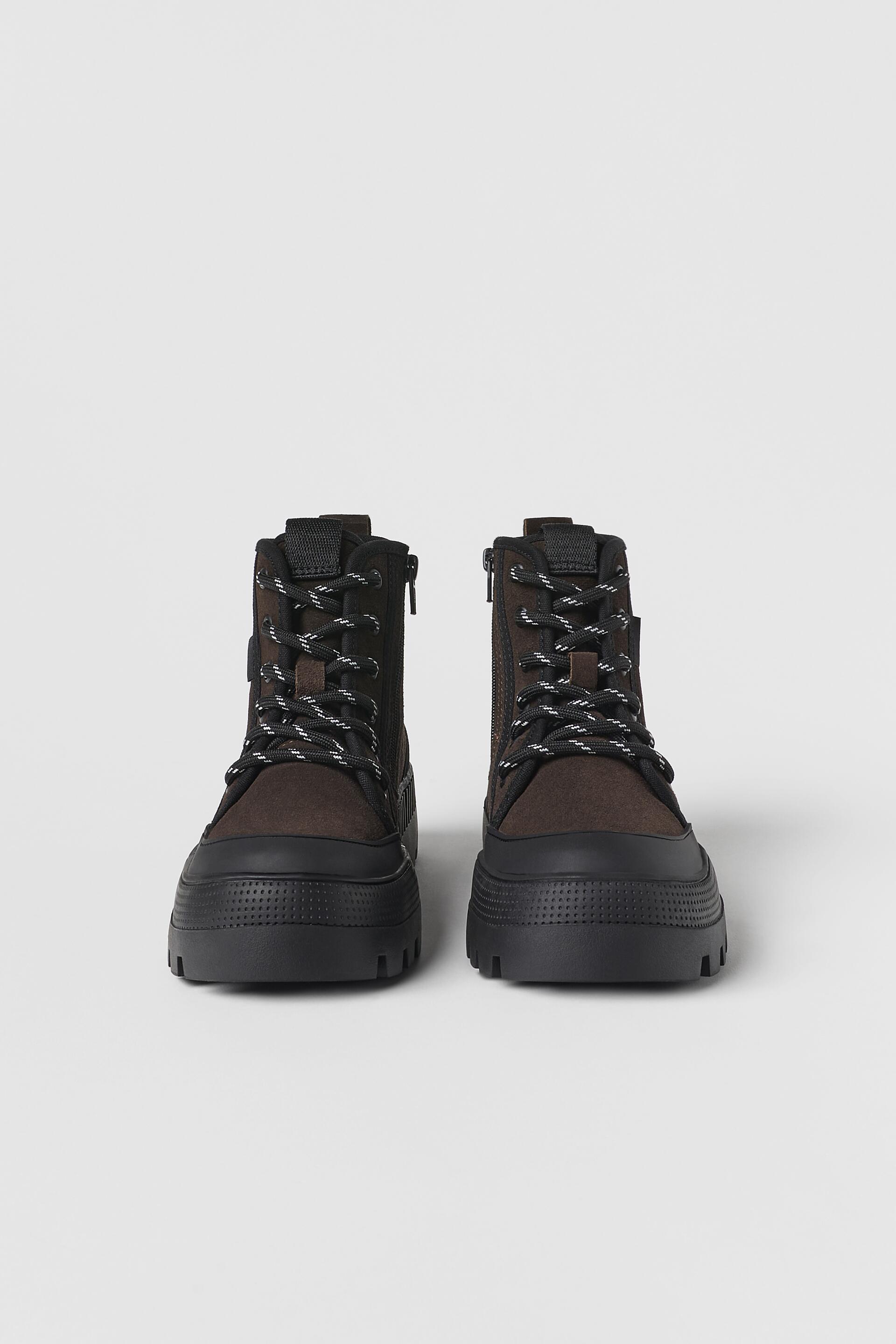 

Ботинки ZARA 1220003010033, коричневый, 33 (доставка из-за рубежа), 12200030100