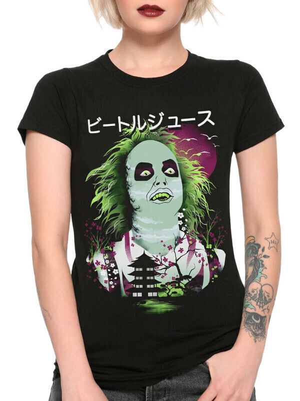 

Футболка женская Dream Shirts Битлджус Женская 10008791 черная XS, Битлджус Женская 10008791