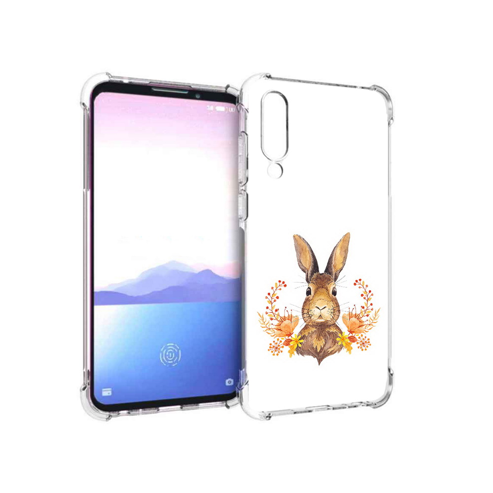 

Чехол MyPads Tocco для Meizu 16XS зайка в цветах (PT136345.89.349), Прозрачный, Tocco