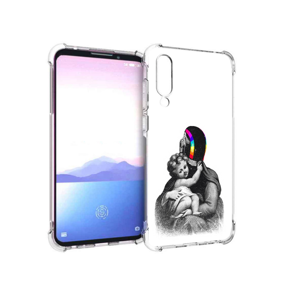 

Чехол MyPads Tocco для Meizu 16XS защитник в шлеме (PT136345.89.350), Прозрачный, Tocco