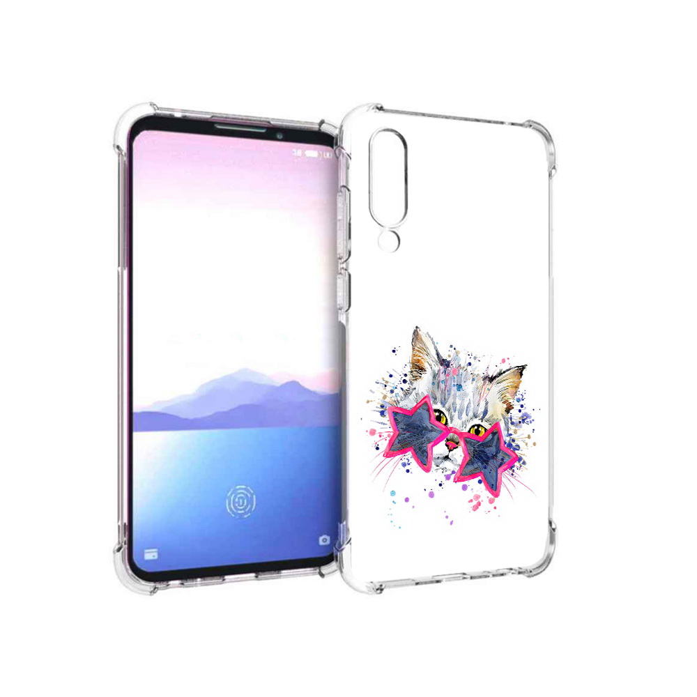 

Чехол MyPads Tocco для Meizu 16XS звездные очки (PT136345.89.353), Прозрачный, Tocco