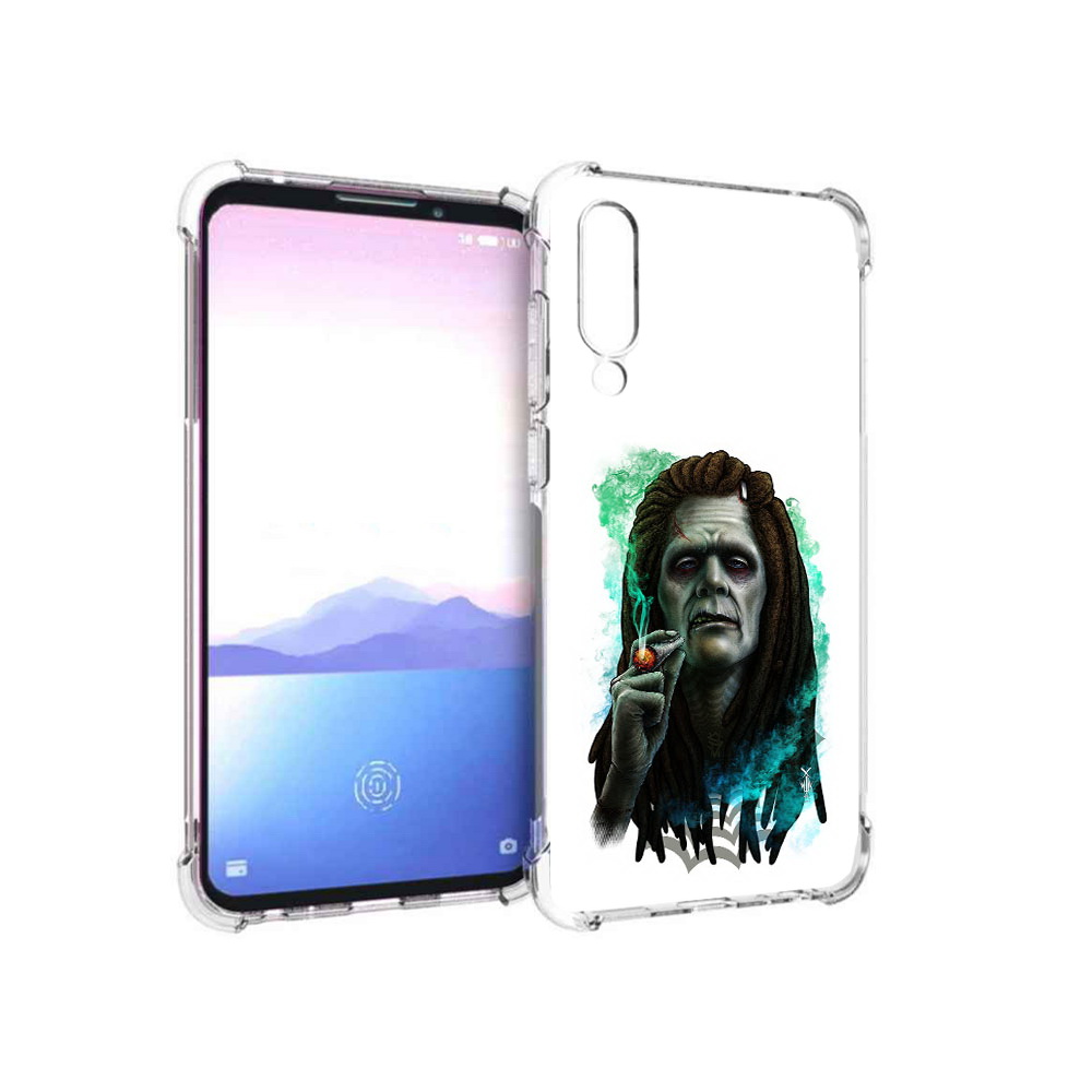 

Чехол MyPads Tocco для Meizu 16XS зеленый мужчина с сигаретой (PT136345.89.360), Прозрачный, Tocco