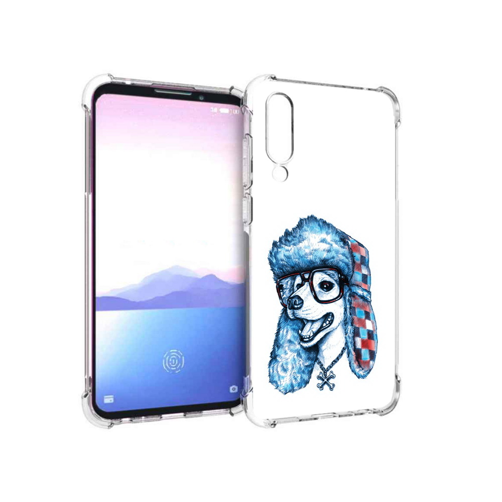 

Чехол MyPads Tocco для Meizu 16XS зимний пес (PT136345.89.362), Прозрачный, Tocco