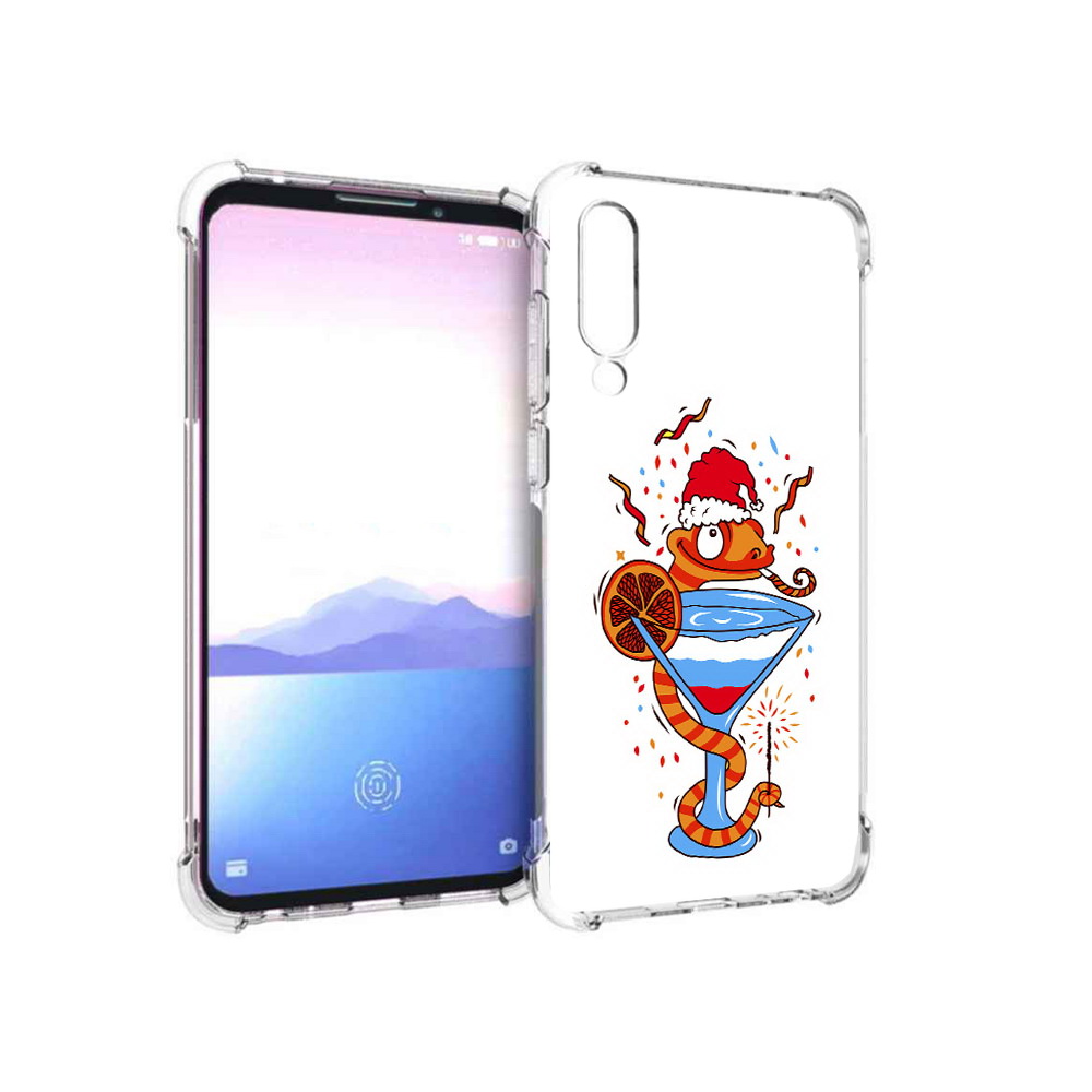 

Чехол MyPads Tocco для Meizu 16XS змейка (PT136345.89.364), Прозрачный, Tocco