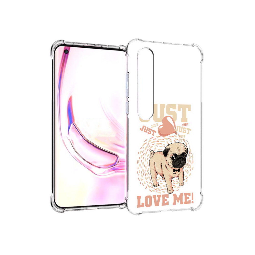 

Чехол MyPads Tocco для Xiaomi Mi 10 Pro Люби меня (PT144585.295.109), Прозрачный, Tocco
