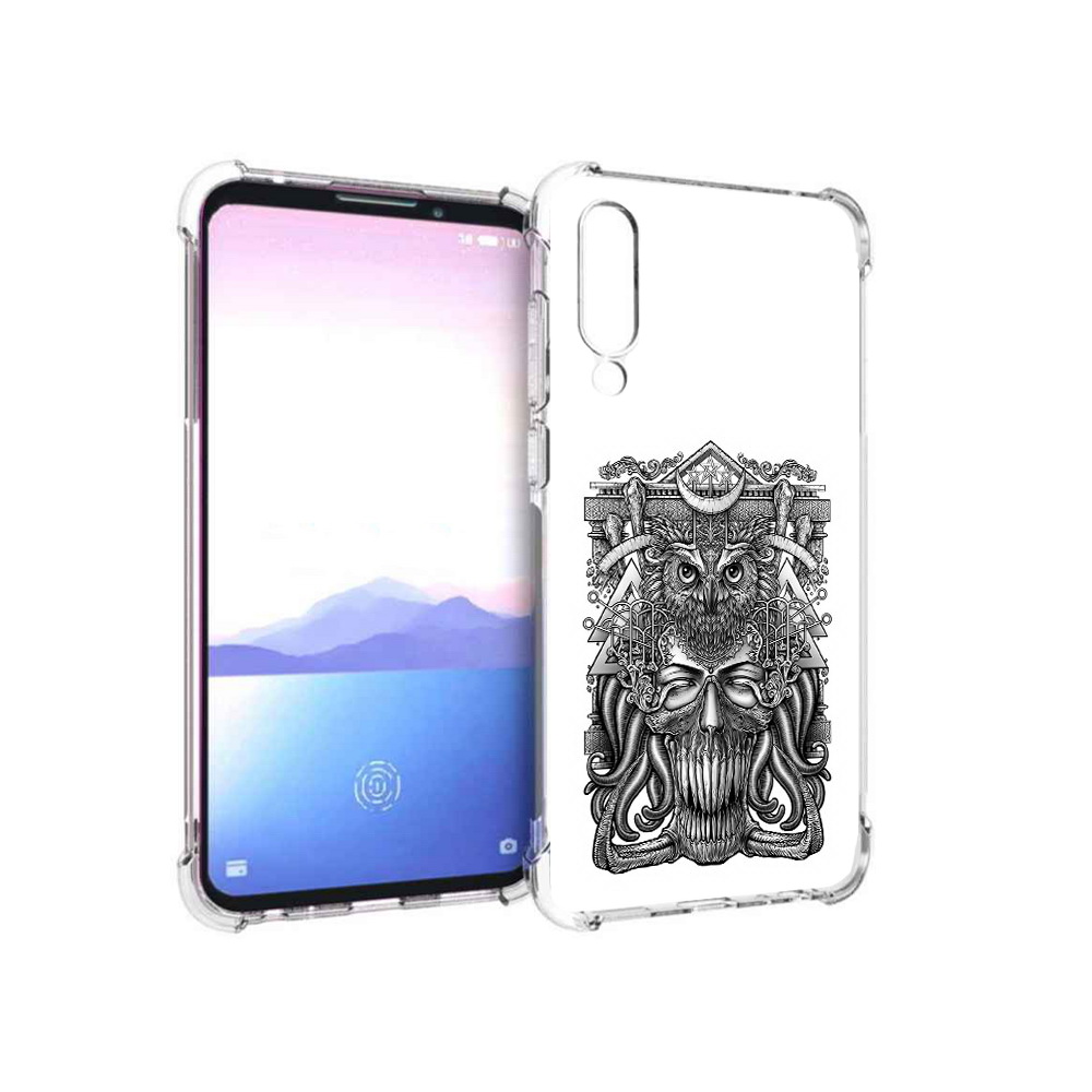 

Чехол MyPads Tocco для Meizu 16XS зубастая сова (PT136345.89.369), Прозрачный, Tocco