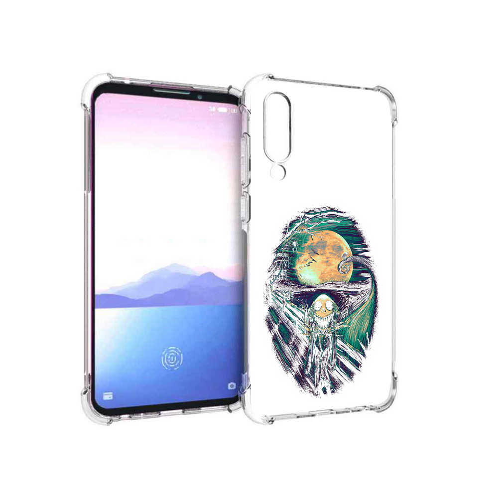 

Чехол MyPads Tocco для Meizu 16XS зубастое существо абстракция (PT136345.89.370), Прозрачный, Tocco
